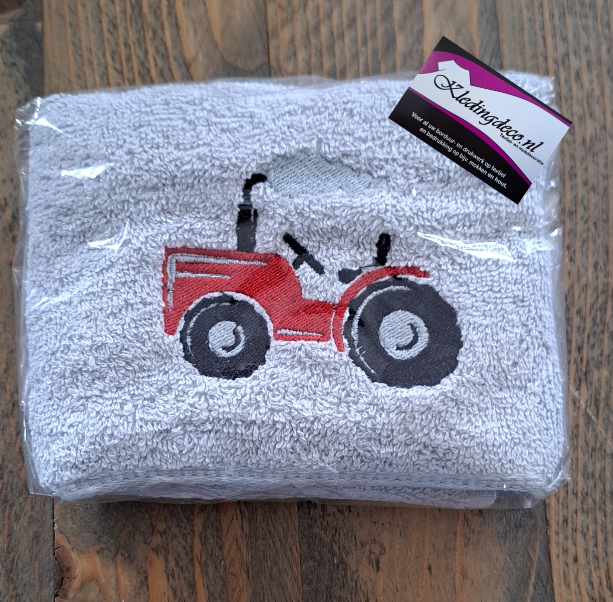 Gastendoekje met tractor
