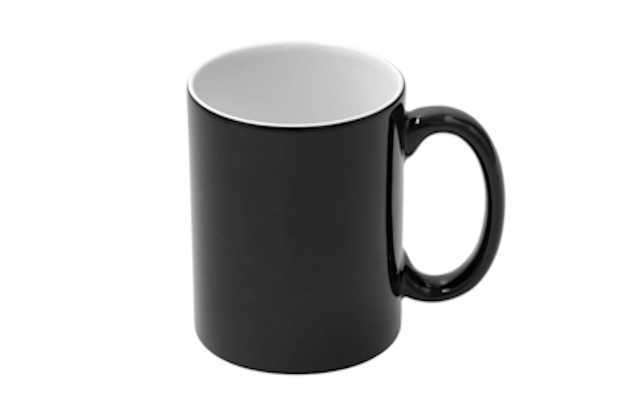 Mok 11oz zwarte magische mok met eigen afbeelding of tekst