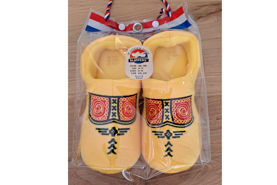 klomppantoffels geel 36-38